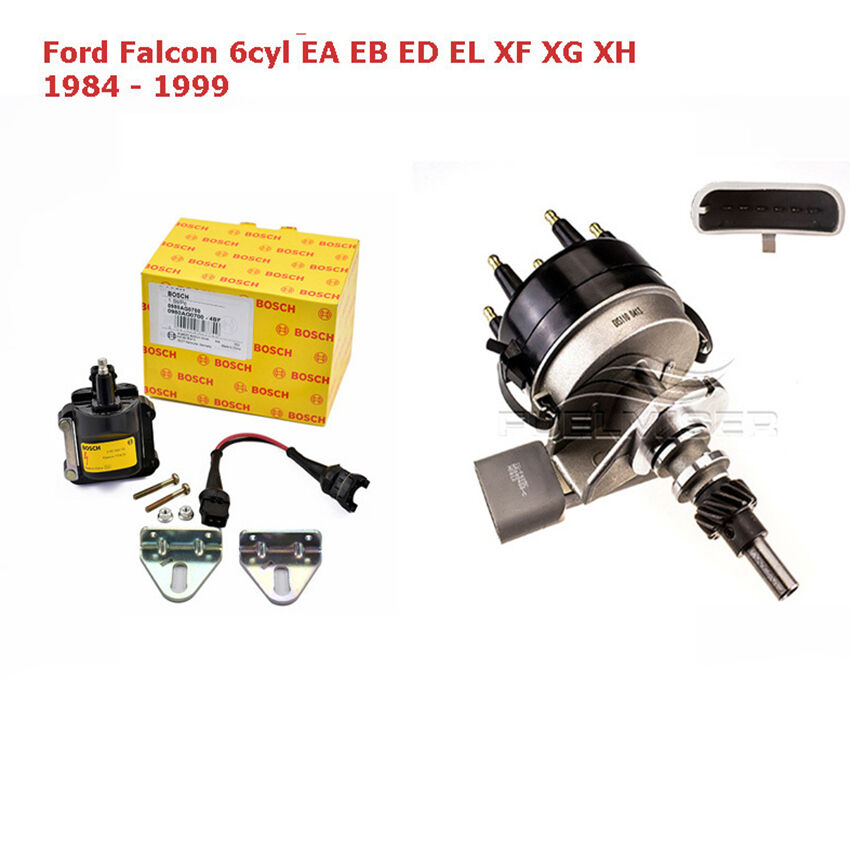 Ignition Coil and Distributor for Ford Falcon 6cyl EA EB ED EL XF XG XH 1984 to 1999 MULTIPOINT 3.9 4.0