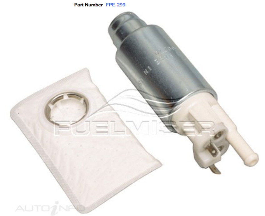 Fuelmiser Fuel Pump For Daewoo 1.5i, Cielo GL, Cielo Load Runner 1.5L G15MF