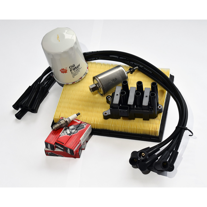 Coil Leads plugs and filter Kit for Ford falcon without IRS AU2 and AU3 4L 6cyl 00-02