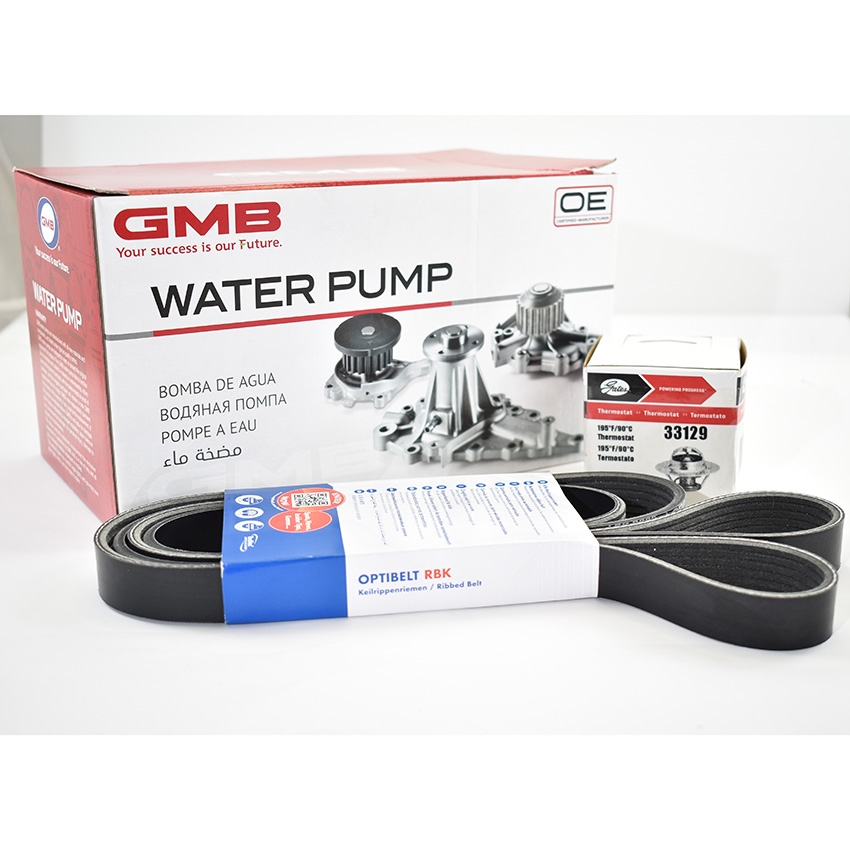 Water Pump Belt Hoses Thermo Kit for Falcon 4.0L 6cyl BA BF Barra 182 inc XR6 made after: 11/2003