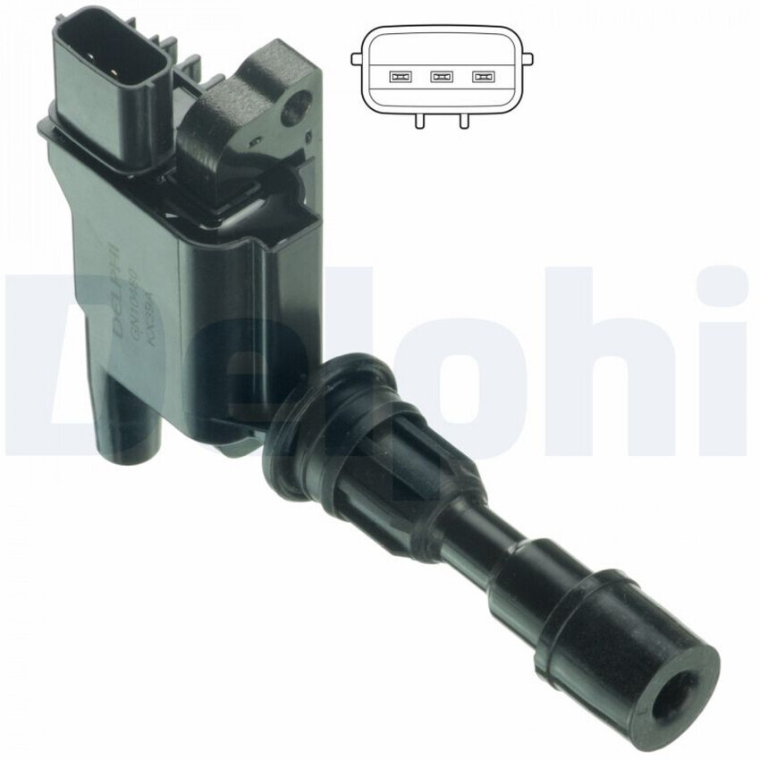 Delphi Ignition Coil For Mazda 323 VI BJ BJ5P, BJ10M, BJ5W 1.5L/1.6L ZL06, ZM