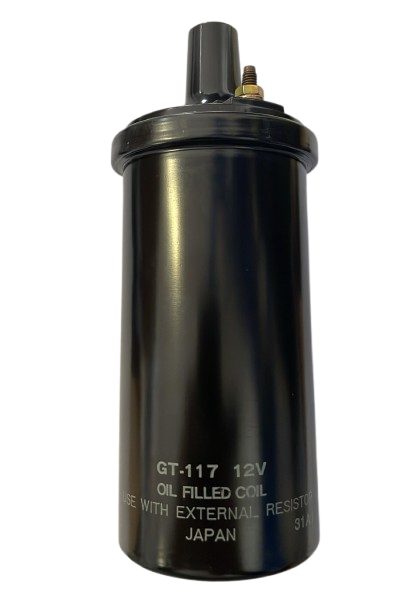 Diamond Coil 12v Oil Filled Use with External Resistor Made in Japan - GT-117