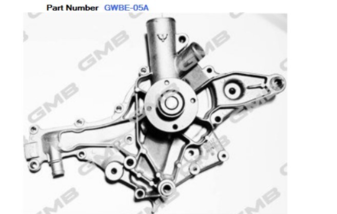 GMB Engine Water Pump For Chrysler Crossfire Roadster SRT-6 3.2 3.2L EGX EGZ