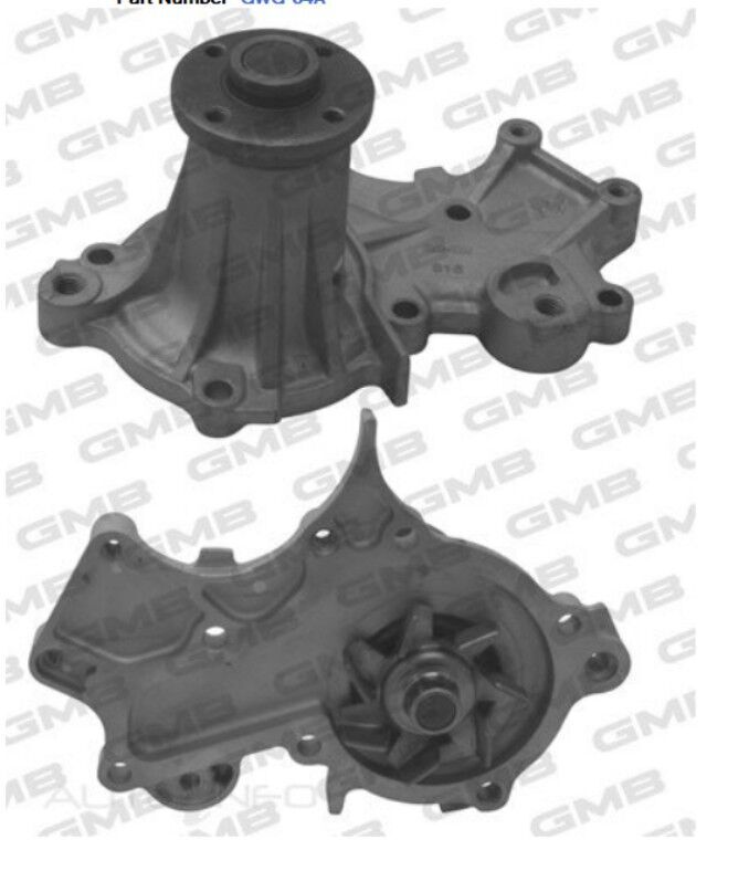GMB Engine Water Pump For Mazda MX6 2WS, 4WS Turbo GD 2.2L Petrol F2T 2D Coupe