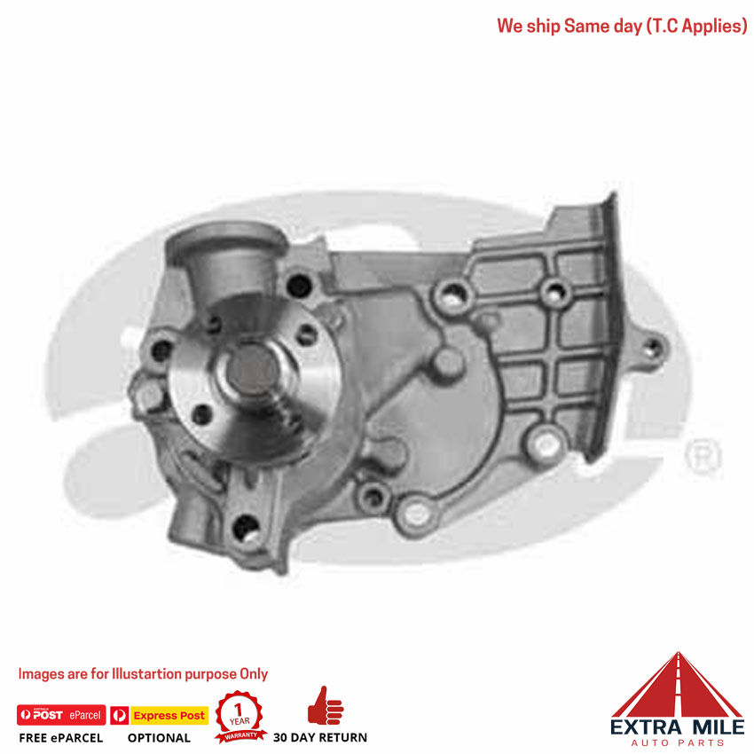 Gates Egine Water Pump For Daihatsu Handi Petrol 1L/41KW (L701) EJ-DE L5 L7