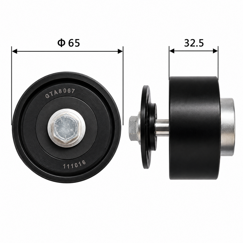 Gates DriveAlign Idler Pulley For Foton Tunland 2.8L D ISF2.8-S4161P P201