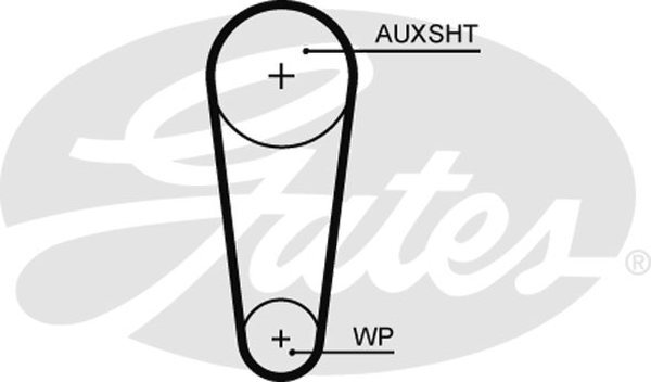 POWERGRIP® BELT For Volkswagen UP! 1.0L CHYB BL1,BL2,122,121 FWD Hatchback