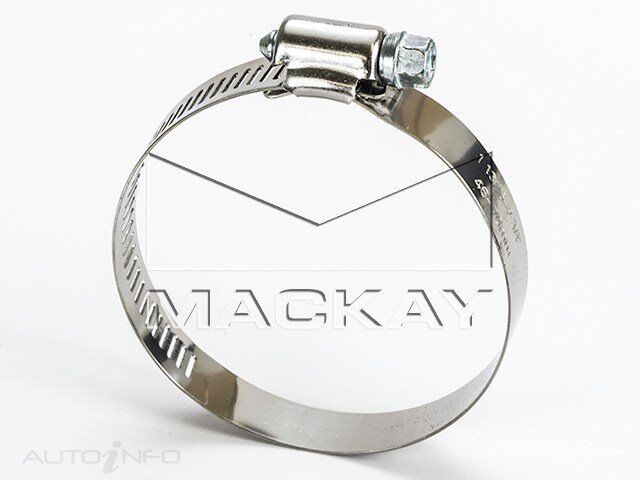Hose Clamp 46-70MM Perforated Band, Part Stainless -HC4670