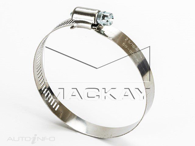 Hose Clamp 59-83MM Perforated Band, Part Stainless -HC5983