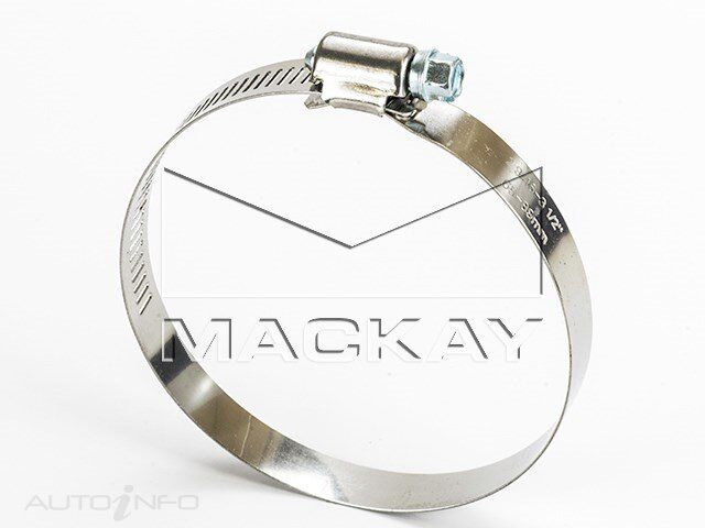 Hose Clamp 65-89MM Perforated Band, Part Stainless -HC6589