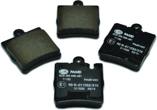 HELLA Rear Brake Pads For Mercedes-Benz C-Class, CL-Class, CLK, E-Class, SLK
