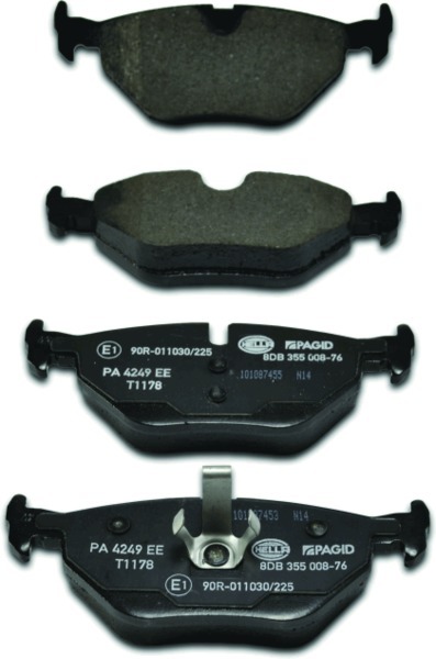 HELLA Rear Brake Pads For BMW 3, Z4, MG MG ZT, Rover 75 - T1178