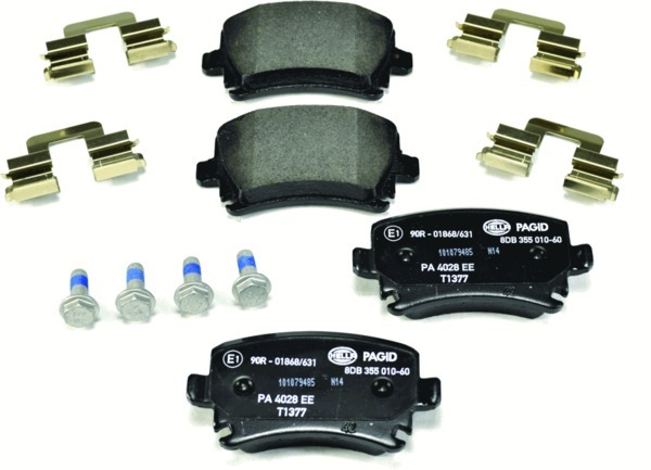 HELLA Rear Brake Pads For Audi, Skoda, Volkswagen - T1377