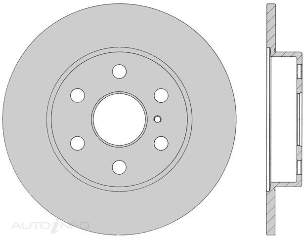 IBS Rear Disc Rotor For Holden Jackaroo, Jazzz, Isuzu - BR34