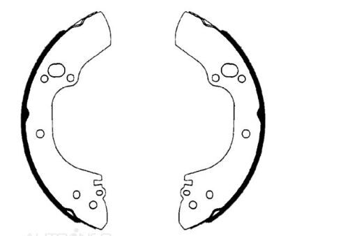 IBS Brake Shoes Set For Isuzu Faster 4JB1T 4 Door Ute-DC-Utility 2.8L TFS 8V OHV
