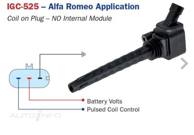 PAT Ignition Coil For Alfa Romeo 159 TBi 1.7L 939B1 16V DOHC VVT-IGC-525