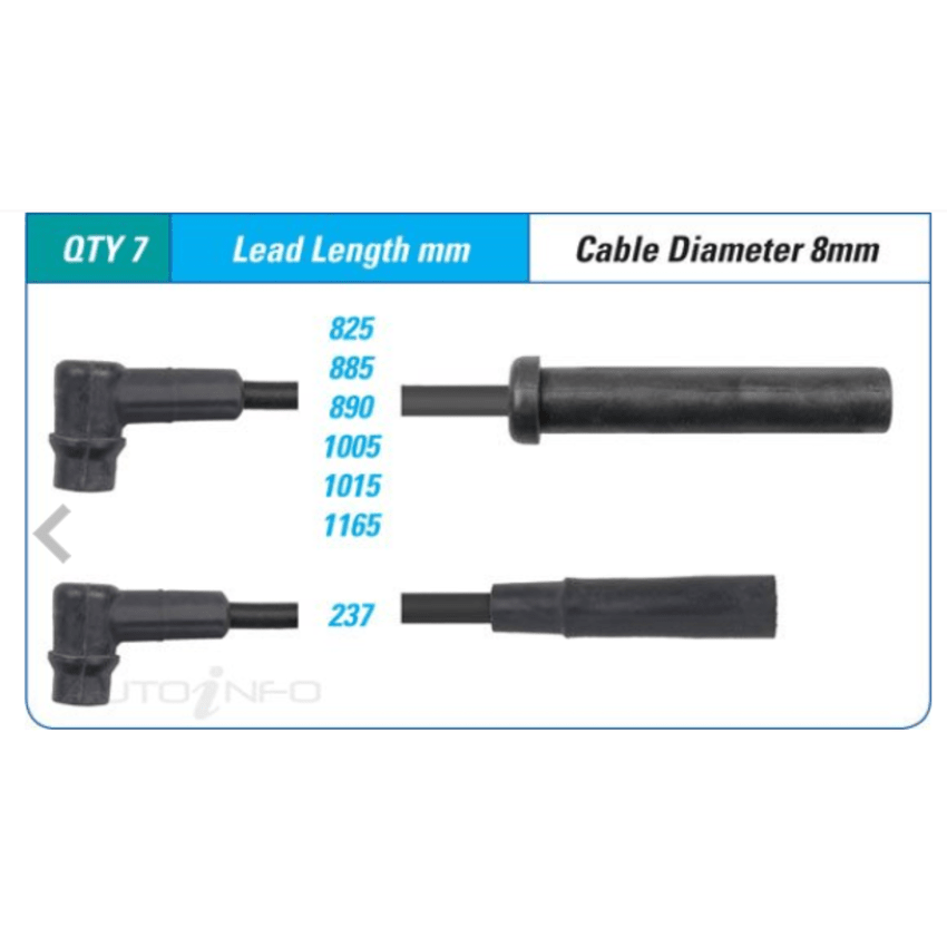 PAT Ignition Lead Set For Ford LTD DL 4.0 litre 4 Door Sedan