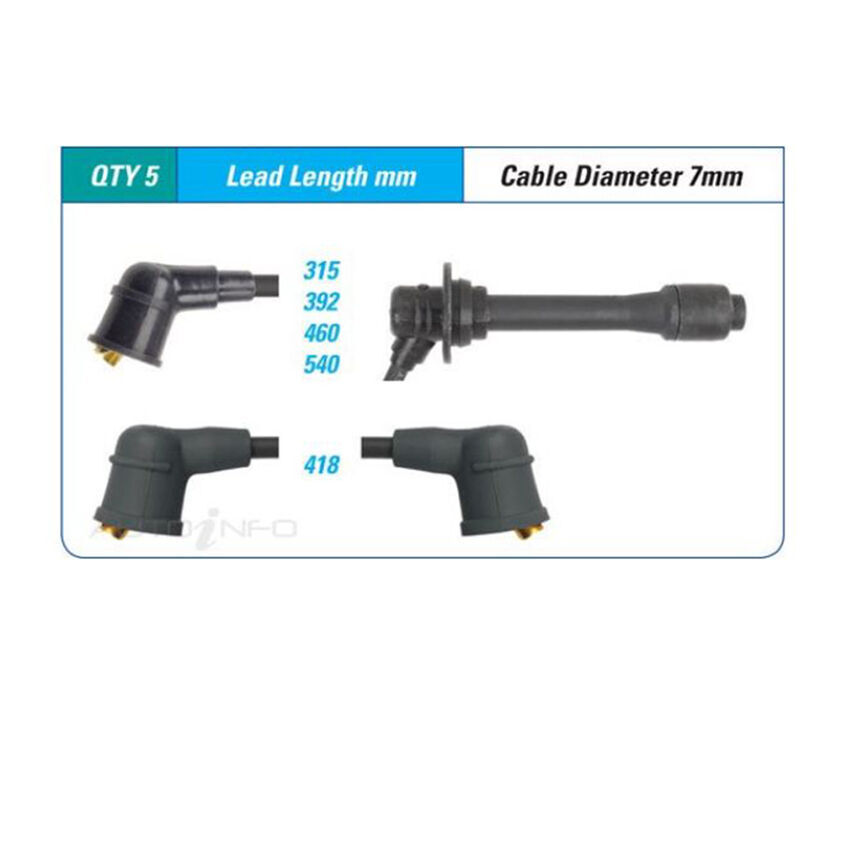 PAT Ignition Lead Set For Ford Laser TX3 KF. KH 1.8L BPT 14 16V DOHC - ILS-024M