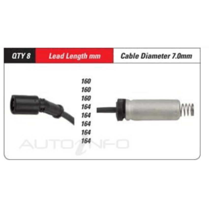 PAT Ignition Lead Set For Holden Caprice WH, WK, WL 5.7L LS1 (GENIII) V8
