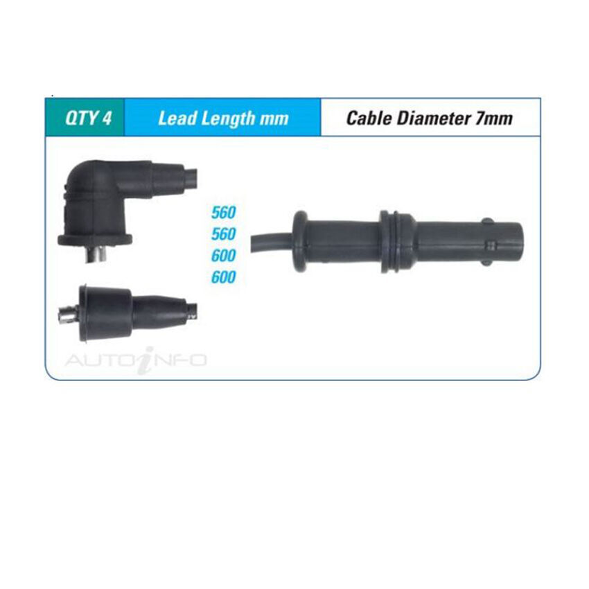PAT Ignition Lead Set For Subaru Forester SF, S10 2.0L EJ200 F4 16V SOHC