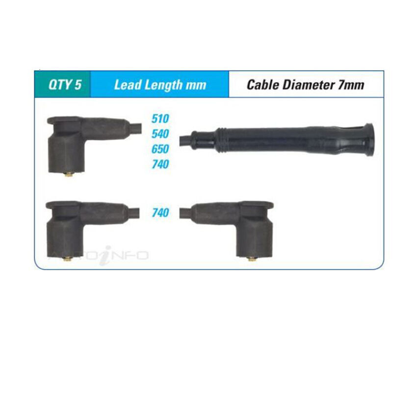 PAT Ignition Lead Set For BMW 318i E36 1.8L M40B18 14 8V SOHC - ILS-071M