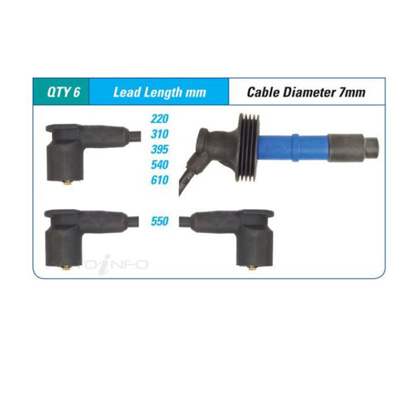PAT Ignition Lead Set For Volvo S70 P80 2.0L B5204T4 15 20V DOHC - ILS-073M