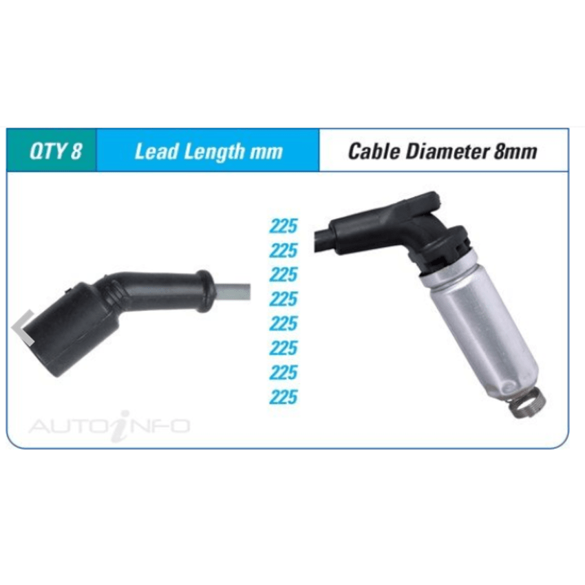 PAT Ignition Lead Set For Holden Commodore VE VZ 6.0L, VF 6.0L/6.2L L98, L76 V8