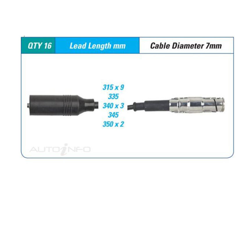 PAT Ignition Lead Set For Mercedes Benz CL500 C215 5.0L M113.960 V8 24V SOHC