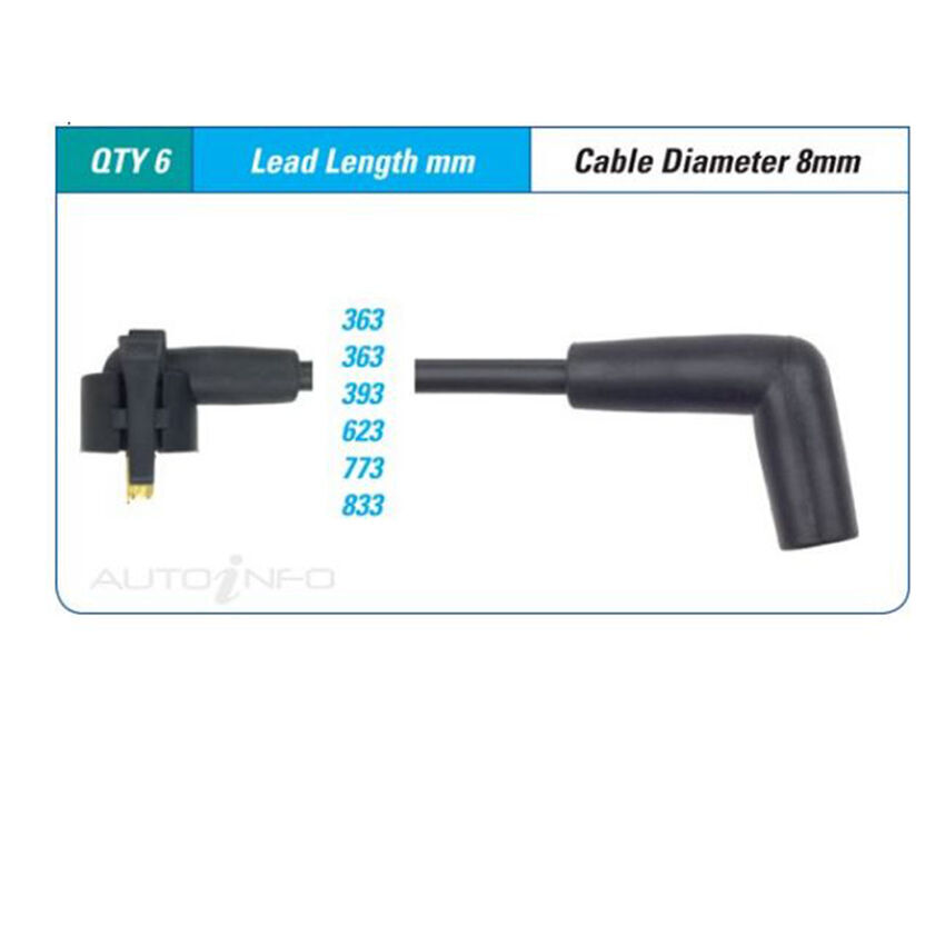 PAT Ignition Lead Set For Ford Explorer UN, UP 4.0L V6 12V OHV - ILS-119M