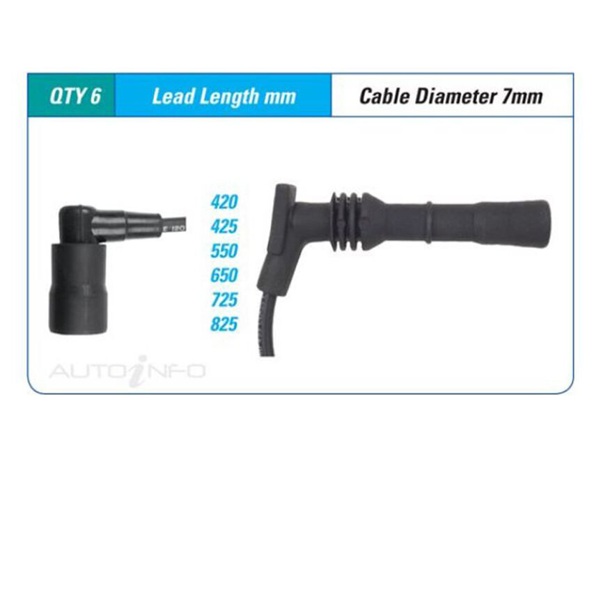 PAT Ignition Lead Set For Opel Omega B 2.5L X25XE V6 24V DOHC - ILS-140M