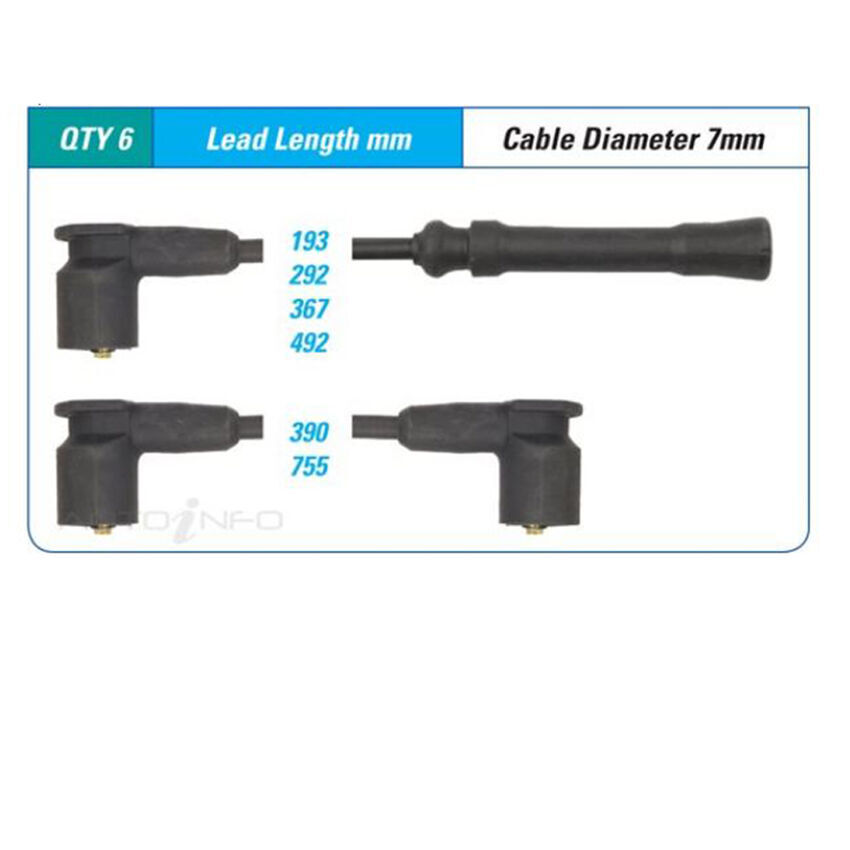 PAT Ignition Lead Set For Volvo 940 2.3L B234F I4 16V DOHC - ILS-148M