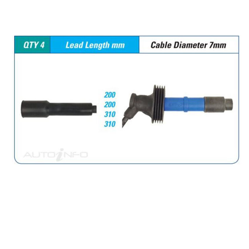 PAT Ignition Lead Set For Volvo V40 SE 1.9L,1.8L B4204S I4 16V DOHC - ILS-149M