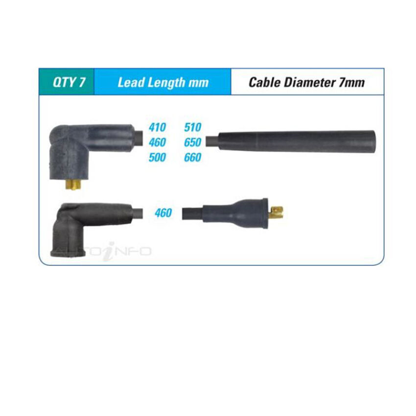 PAT Ignition Lead Set For Land Rover 109 Series 2A 2.6L I6 12V OHV - ILS-160M