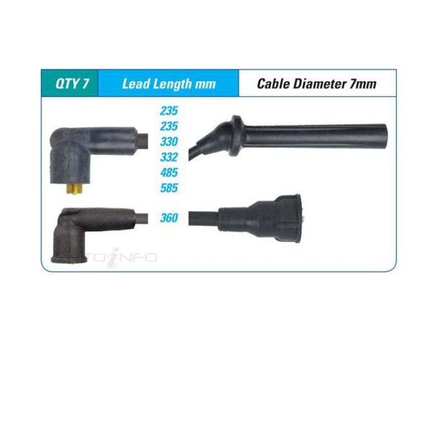 PAT Ignition Lead Set For Hyundai Sonata Y2 Y3 3.0L G6AT V6 12V SOHC - ILS-166M