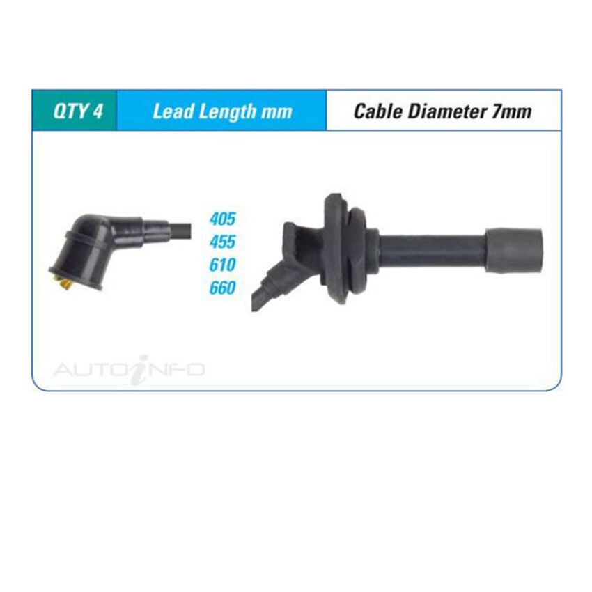 PAT Ignition Lead Set For Rover 416 Si 1.6L D16A8 I4 16V DOHC - ILS-171M