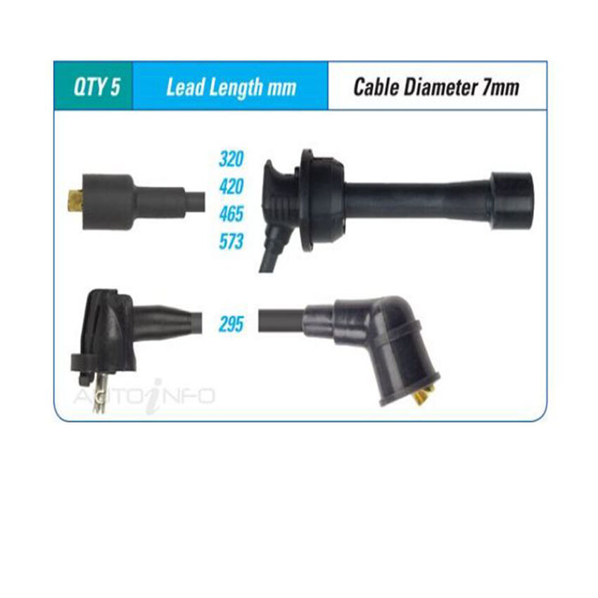 PAT Ignition Lead Set For Toyota Celica GT-4 ST185R 2.0L 3SGTE I4 16V DOHC