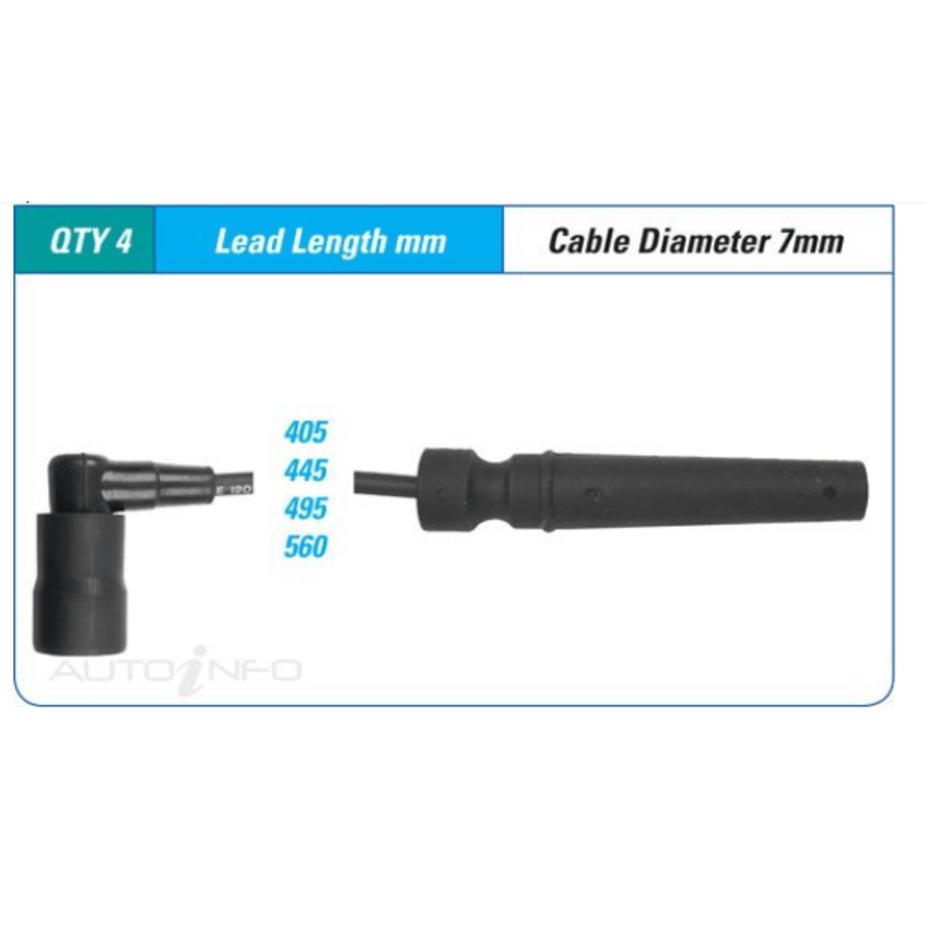 PAT Ignition Lead Set For Holden Barina TK 1.6L F16D3 2,4D Hatchback, 4D Sedan