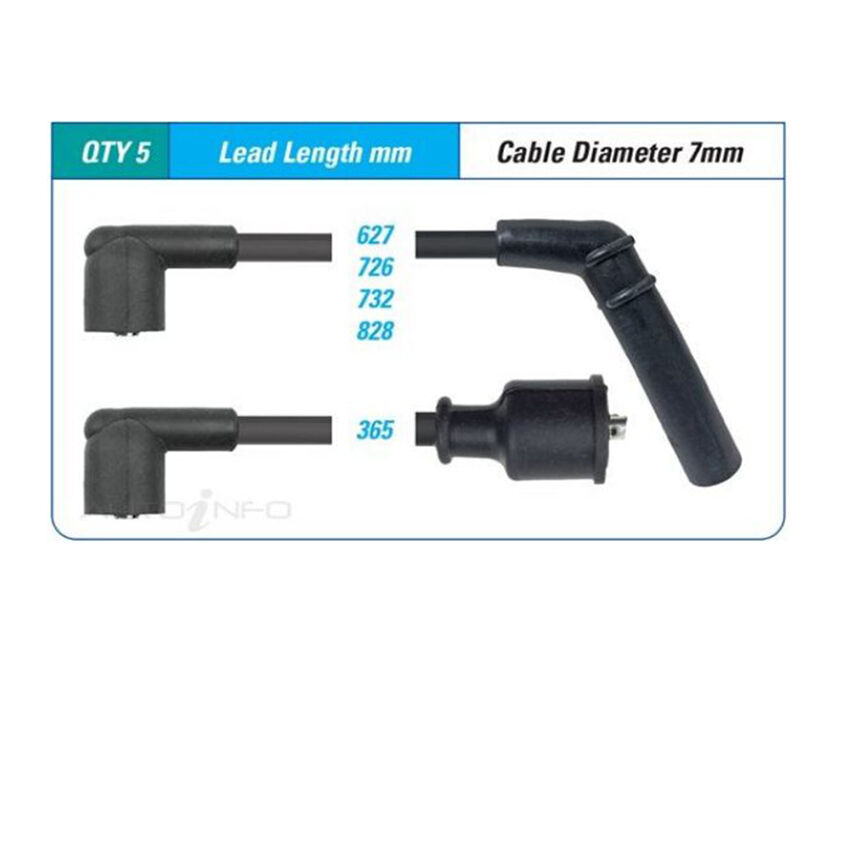 PAT Ignition Lead Set For Mitsubishi Galant SE HG HH 2.0L 4G63 14 8V SOHC 