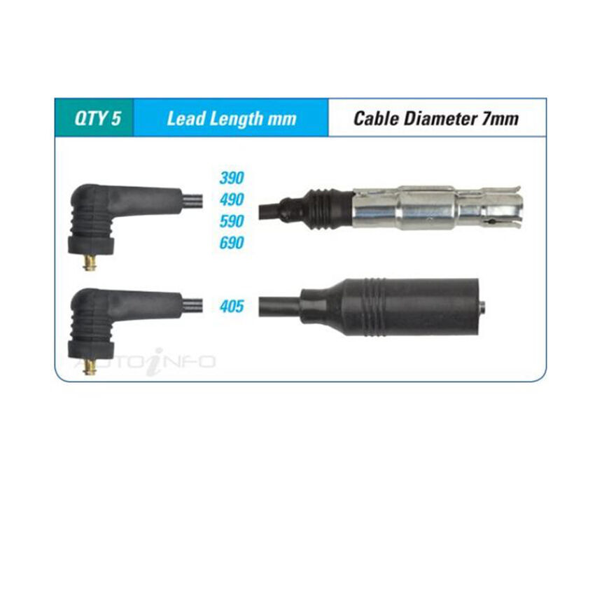 PAT Ignition Lead Set For Volkswagen Polo 6N 1.6L AEE 14 8V SOHC - ILS-211M