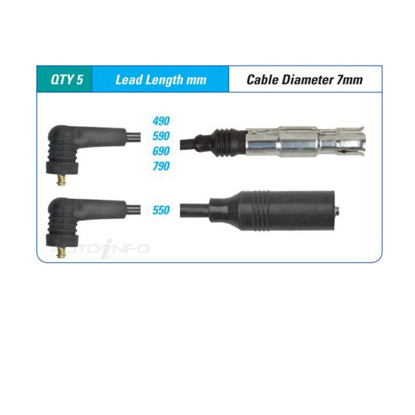 PAT Ignition Lead Set For Seat Cordoba 6K 1.6L ALM I4 16V SOHC - ILS-212M