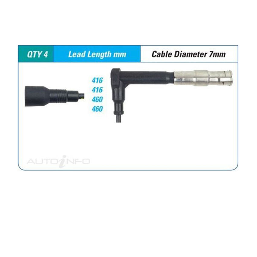 PAT Ignition Lead Set For Mercedes Benz C180 W202 1.8L M111.920 I4 16V DOHC