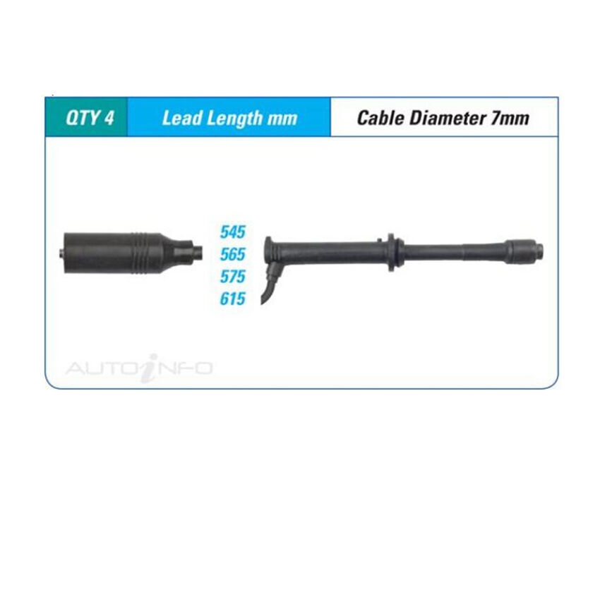 PAT Ignition Lead Set For Audi A3 1.8 8L AGN I4 20V DOHC - ILS-224M