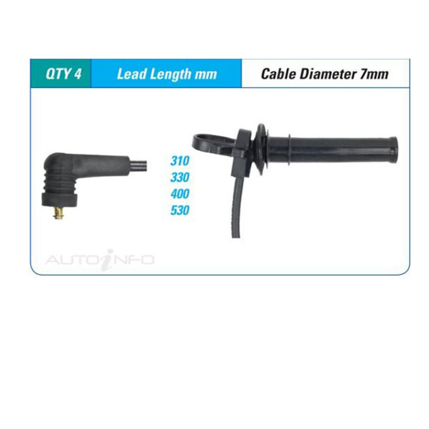 PAT Ignition Lead Set For Proton Satria G. GX, GXR BS 1.6L S4PH I4 16V DOHC