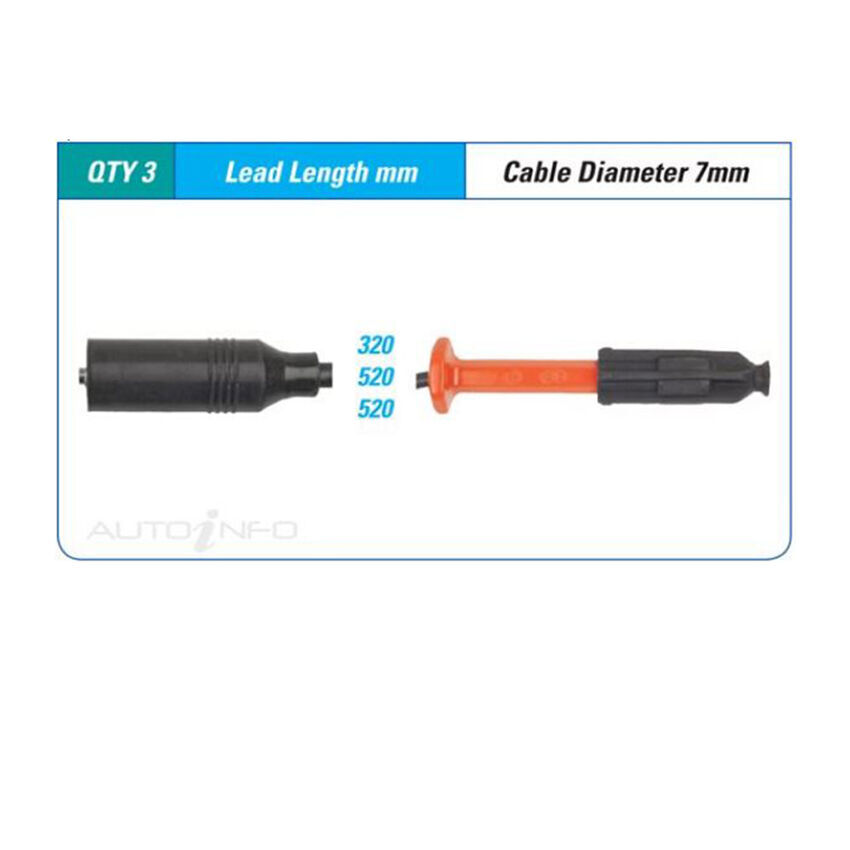PAT Ignition Lead Set For Mercedes Benz E320 S124 W124 3.2L M104.992 16 24V DOHC