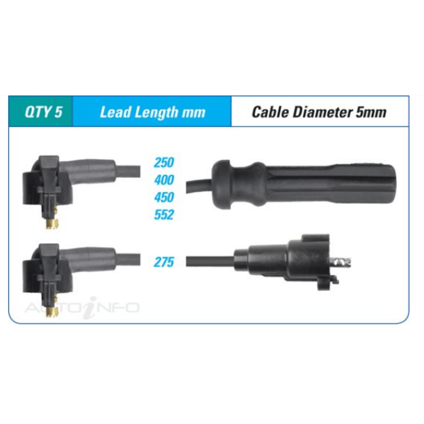 PAT Ignition Lead Set For Toyota Hilux [RN85R, RN90R, RN106R, RN110R, RN130R]