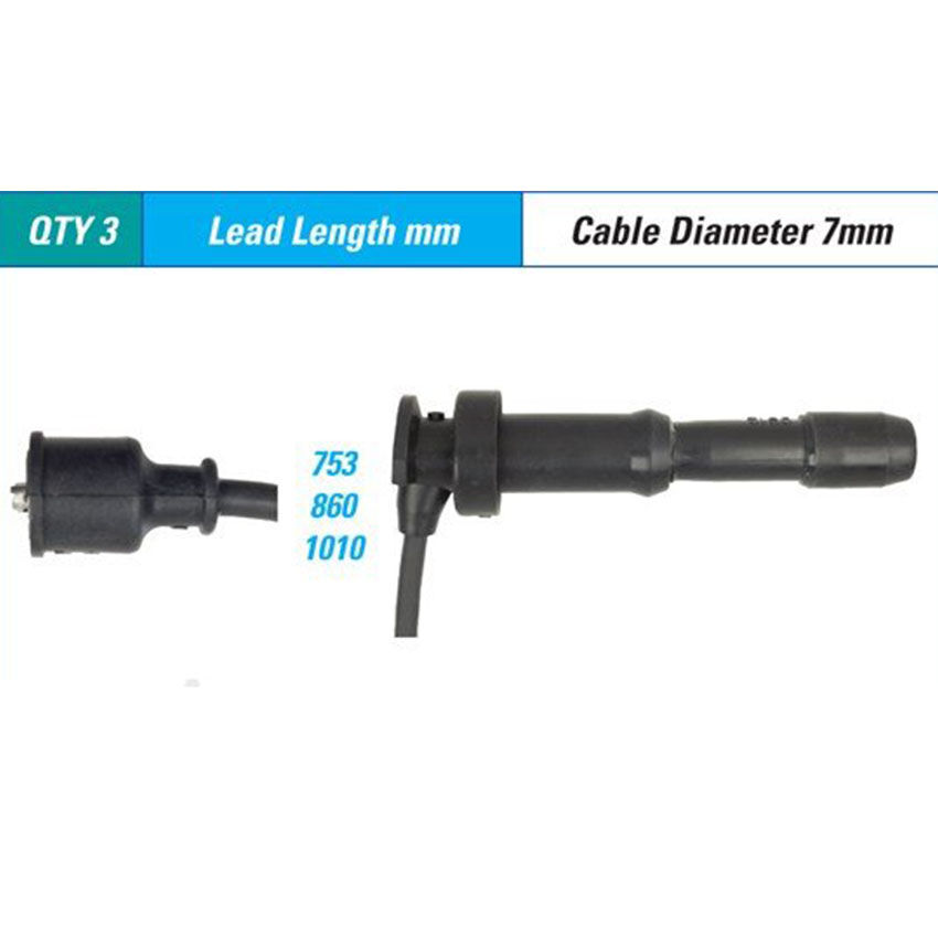 PAT Ignition Lead Set For Hyundai Terracan HP 3.5L V6 G6CU 24V DOHC