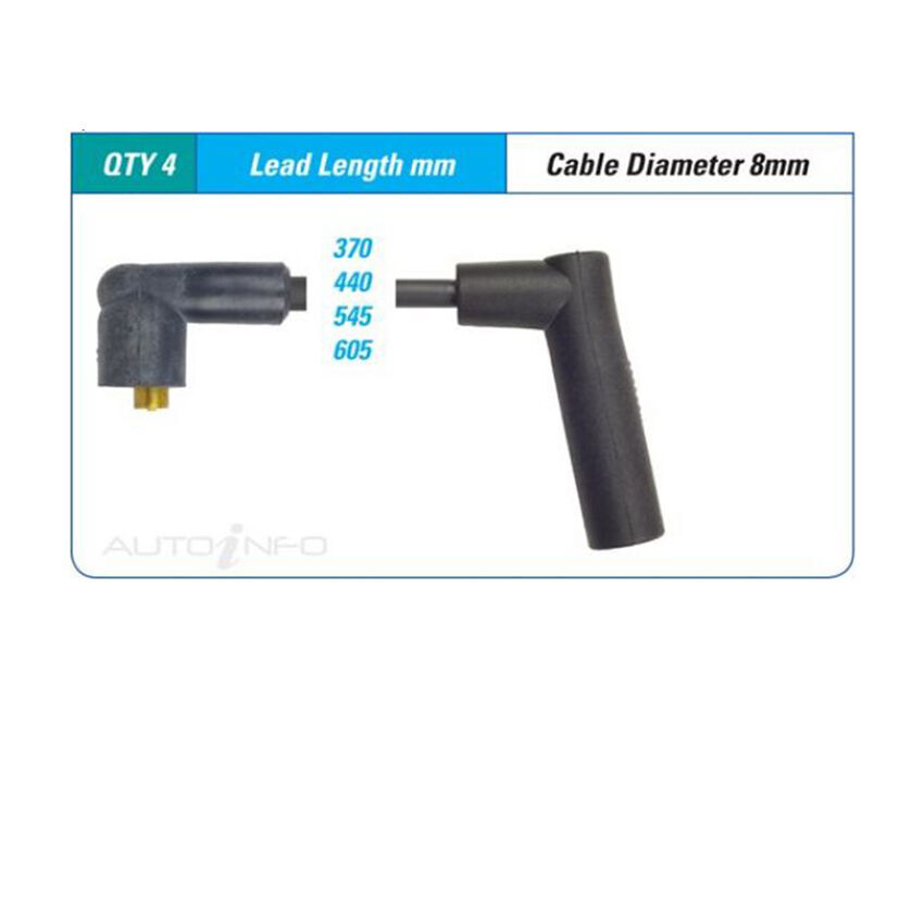 PAT Ignition Lead Set For Proton Persona GLI LE 4G15 I4 12V SOHC - ILS-283M