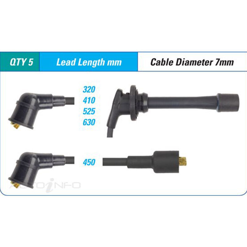 PAT Ignition Lead Set For Daihatsu Applause 1.6L HDE I4 16V SOHC - ILS-288M