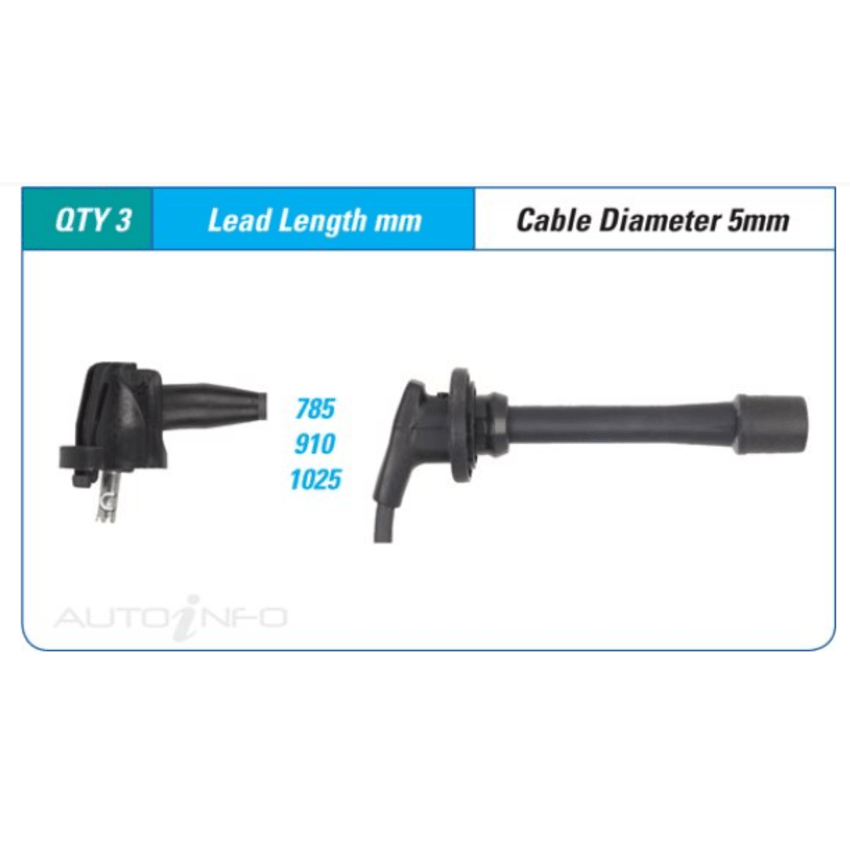 PAT Ignition Lead Set For Toyota Camry MCV20R, MCV36R 3.0L 1MZFE V6