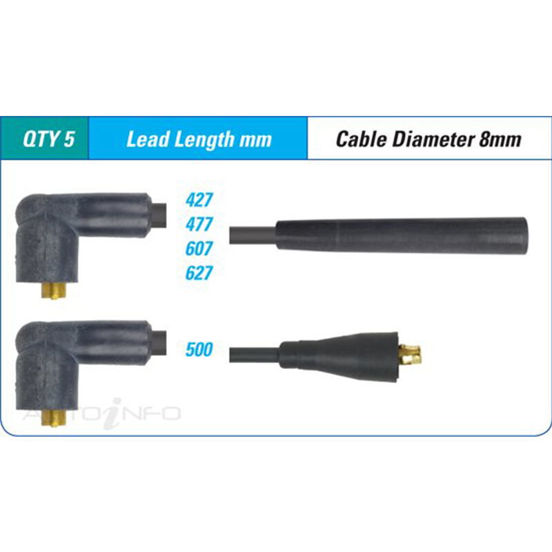 PAT Ignition Lead Set For Ford Laser KF KH 1.6L,1.8L B6 14 16V SOHC - ILS-321M